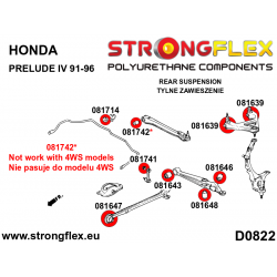 STRONGFLEX|081646B: Tuleja wahacza tylnego dolnego zewnętrzna Honda Prelude IV 92-96 BA/BB V 96-01 2