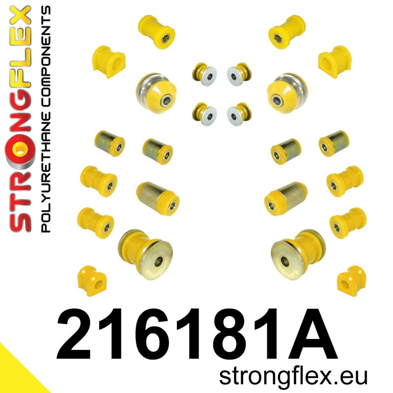 STRONGFLEX|216181A: Kompletny zestaw zawieszenia SPORT Toyota Celica VII 99-06 T230
