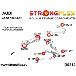 STRONGFLEX|022009B: Front subframe bush Audi A8/S8 D2 94-02 FWD 2