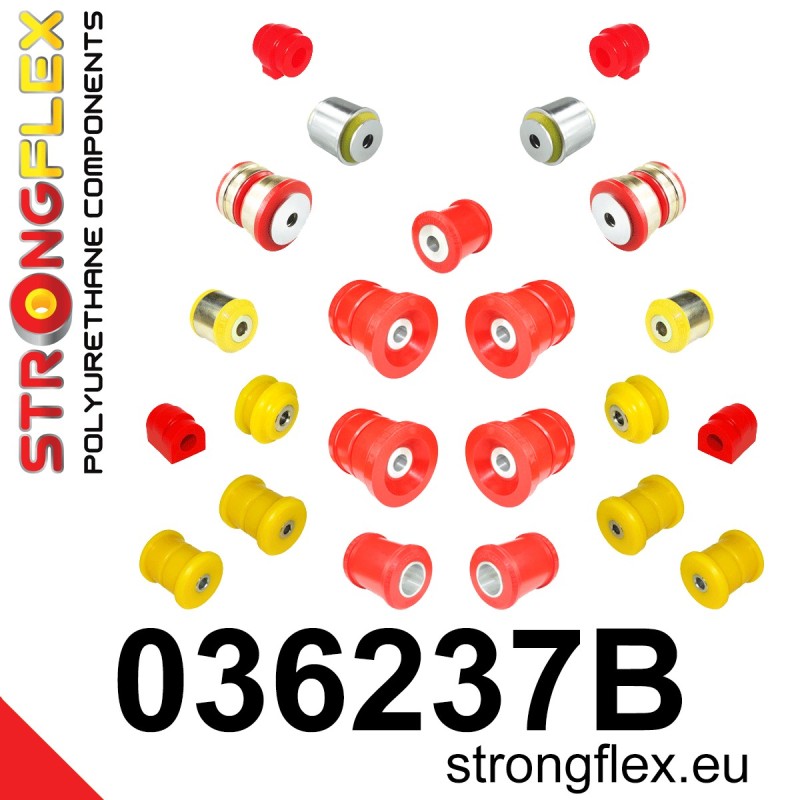 STRONGFLEX|036237B: Kompletny zestaw zawieszenia BMW Seria 7 III 94-01 E38