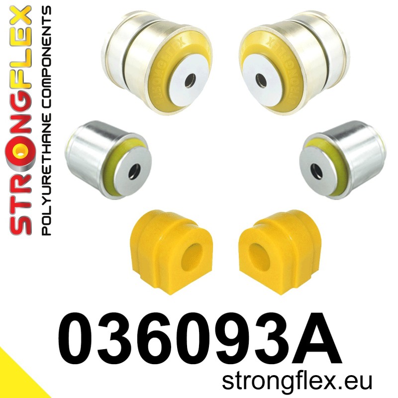 STRONGFLEX|036093A: Vorderachsbuchsen Satz SPORT BMW Serie 5 V 03-10 E60/E61 Sedan xi xd Touring