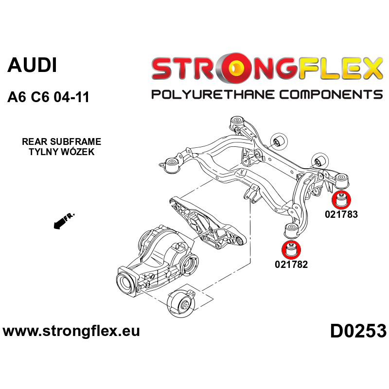 STRONGFLEX|026210A: Kompletny zestaw zawieszenia SPORT Audi A6/S6 RS6 C6 04-11 Quattro Allroad FWD 06-11