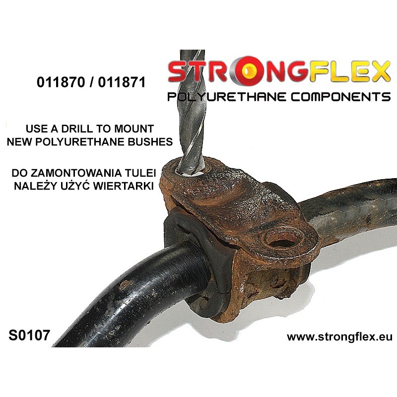 STRONGFLEX|016260B: Full suspension polyurethane bush kit Alfa Romeo 159 05-11 type 939 Brera 05-10 Spider III
