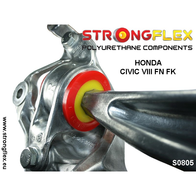 STRONGFLEX|086247A: Front suspension and ream beam bush kit SPORT Honda Civic VIII 06-12 Hatchback FK/FN FN2 Type R