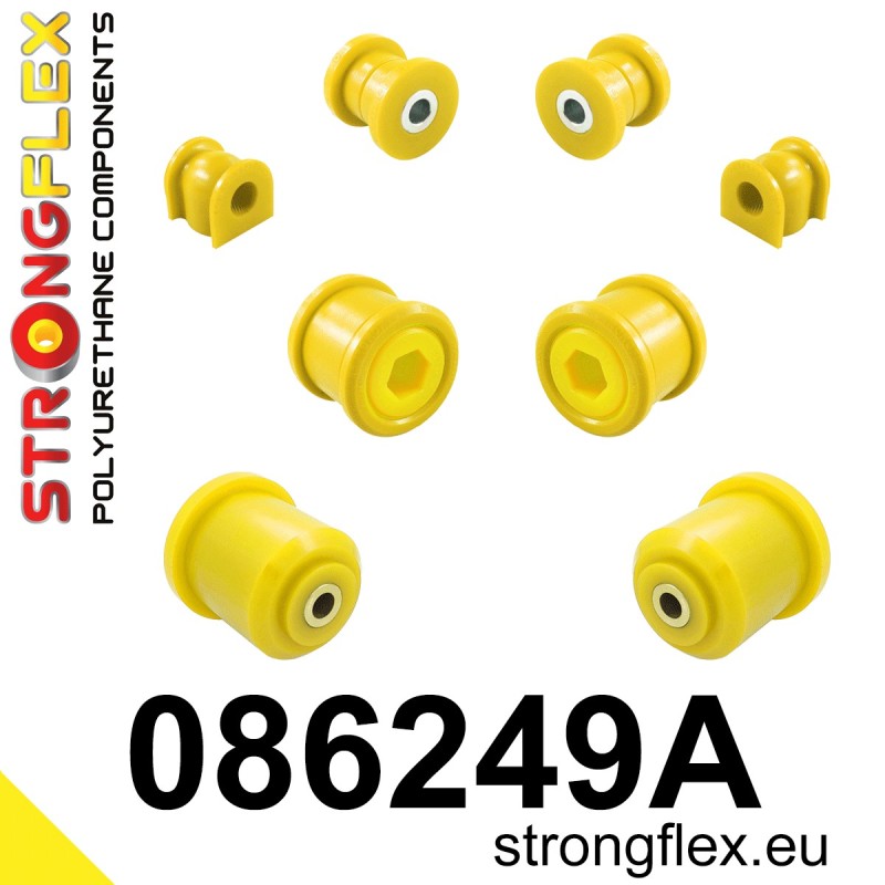 STRONGFLEX|086249A: Front suspension and ream beam bush kit SPORT Honda CR-Z 10-16