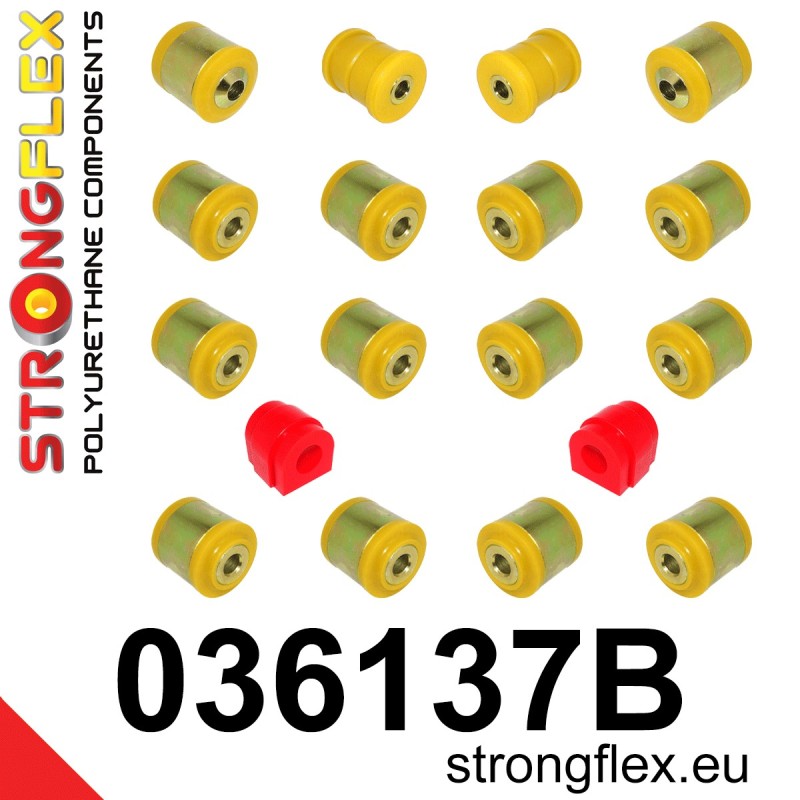 STRONGFLEX|036137B: Rear suspension bush kit BMW X1 I 09-15 E84 RWD xDrive