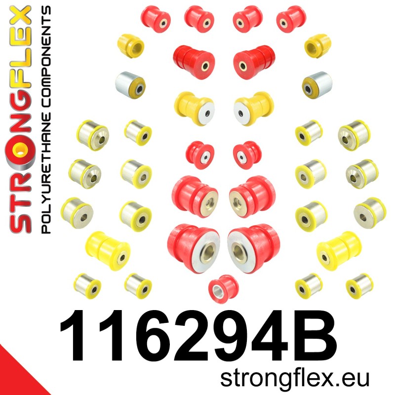 STRONGFLEX|116294B: Full suspension polyurethane bush kit Mercedes Class E W211 02-09 4MATIC