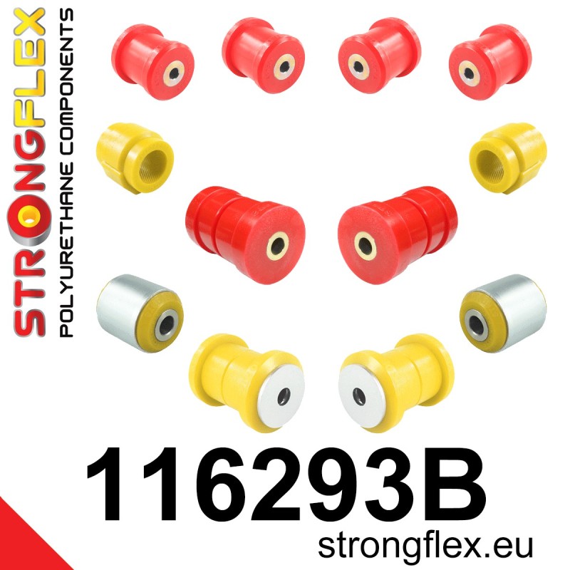 STRONGFLEX|116293B: Front suspension bush kit Mercedes Class E W211 02-09 4MATIC