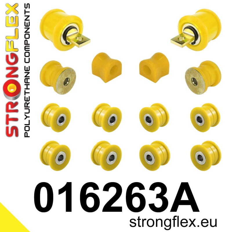 STRONGFLEX|016263A: Hinterachsbuchsen Satz SPORT Alfa Romeo 156 97-07 type 932 Q4 Crosswagon