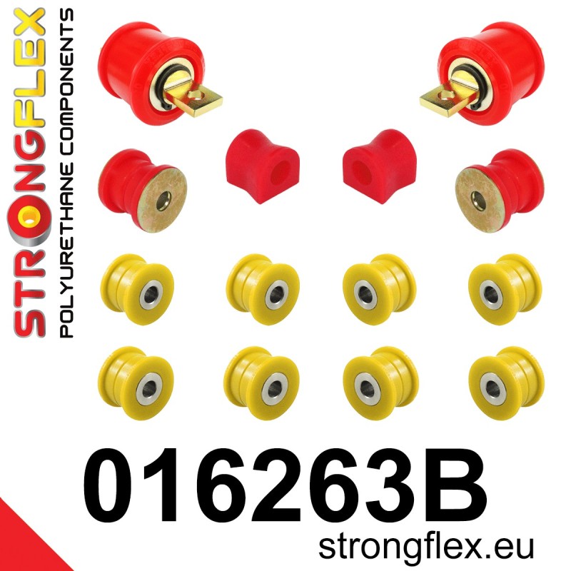 STRONGFLEX|016263B: Hinterachsbuchsen Satz Alfa Romeo 156 97-07 type 932 Q4 Crosswagon
