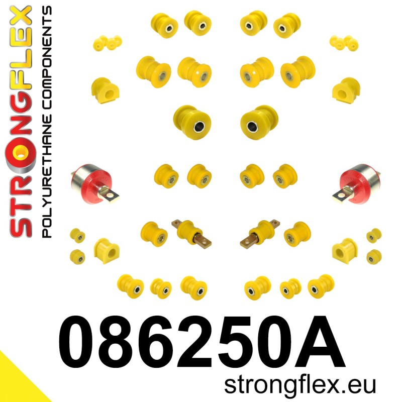 STRONGFLEX|086250A: Kompletny zestaw zawieszenia SPORT Honda Civic VI 95-00 UK MA/MB MC MG ZS 5 95-07 Rover 400 II HH-R 45 99-05