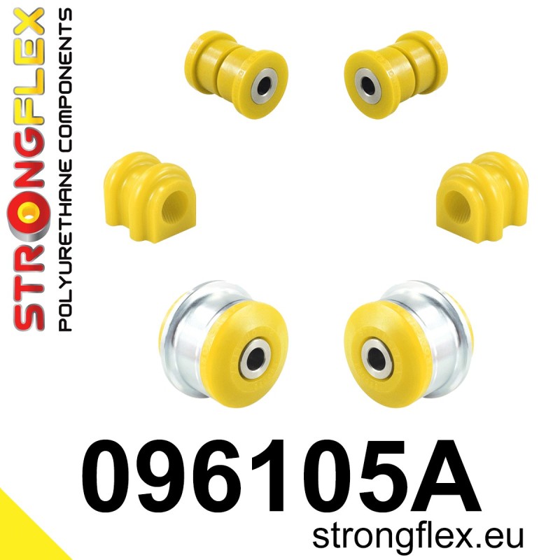 STRONGFLEX|096105A: Front suspension bush kit SPORT Hyundai I20 II GB/IB 14-20 III BC/BI 20- Bayon BC3 21-