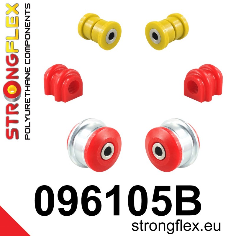 STRONGFLEX|096105B: Front suspension bush kit Hyundai I20 II GB/IB 14-20 III BC/BI 20- Bayon BC3 21-