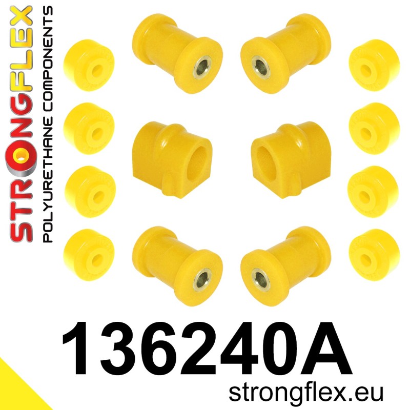 STRONGFLEX|136240A: Front suspension bush kit SPORT Opel/Vauxhall Ascona C 81-88