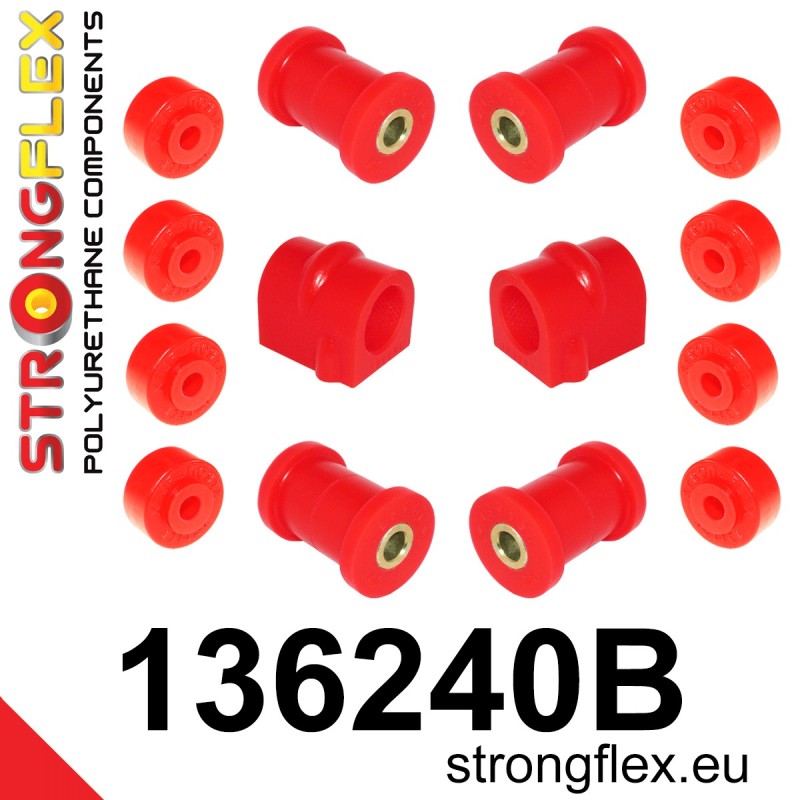 STRONGFLEX|136240B: Front suspension bush kit Opel/Vauxhall Ascona C 81-88