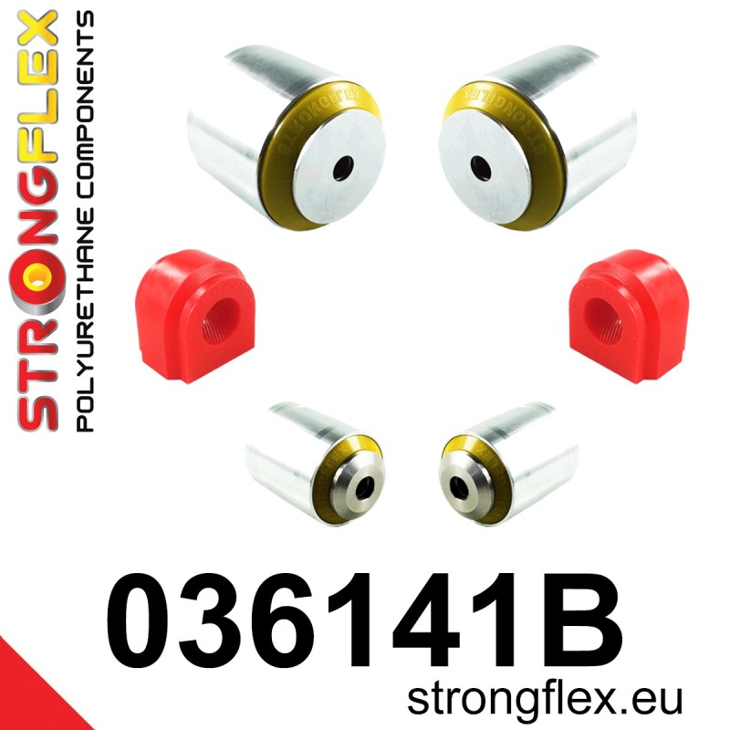 STRONGFLEX|036141B: Front suspension bush kit BMW Series 3 VII 18- G20/G21 G80 RWD XDRIVE M3 4 II 20- G22 G23 G26 G82 G83 M4 2