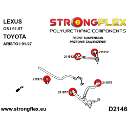 STRONGFLEX|216267B: Zestaw zawieszenia przedniego Toyota Aristo I 91-97 S140 Lexus 2