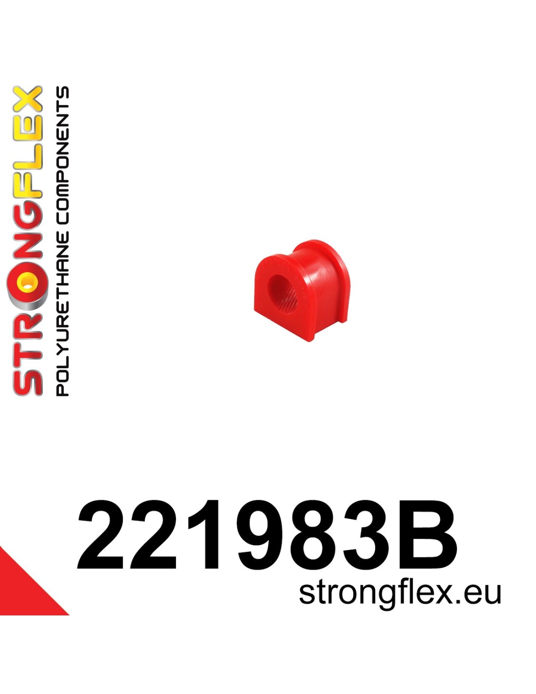 221983B: Rear anti roll bar bush polyurethane Audi | STRONGFLEX