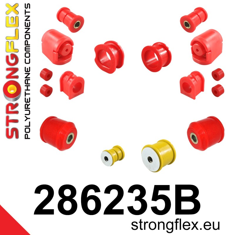 STRONGFLEX|286235B: Full suspension bush kit Nissan Almera I 95-00 N15