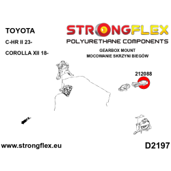 STRONGFLEX|212088B: Tuleja poduszki skrzyni biegów Toyota C-HR II 23- Corolla XII 18- E210 FWD 2