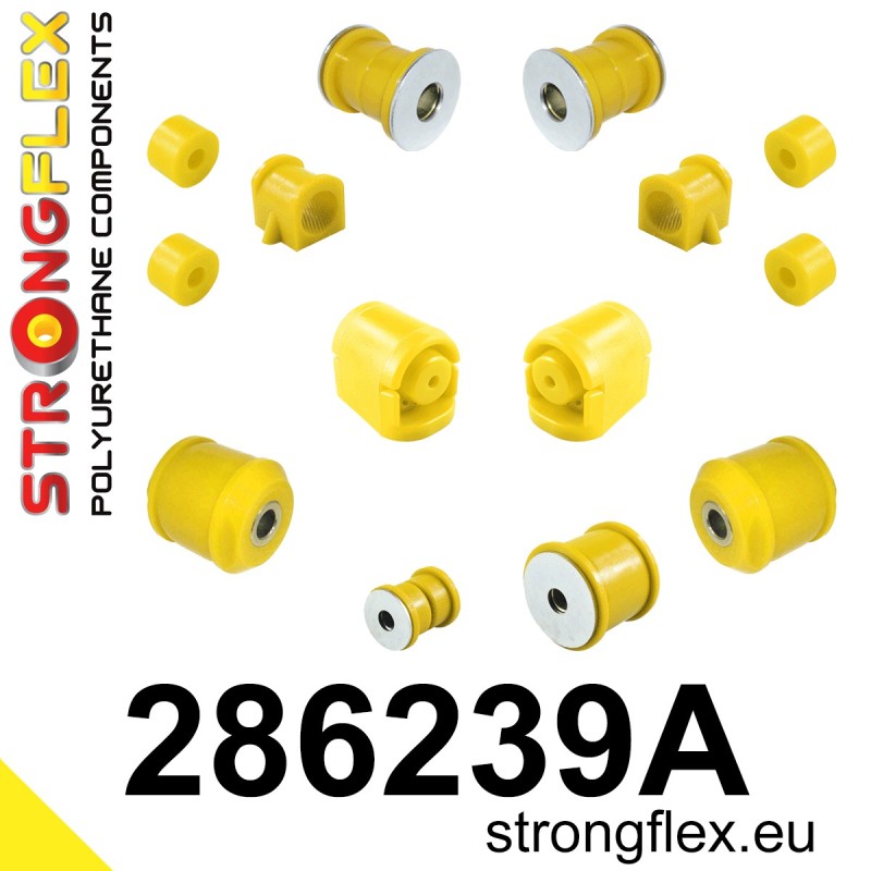STRONGFLEX|286239A: Front suspension and ream beam bush kit SPORT Nissan Maxima IV 95-99 A32