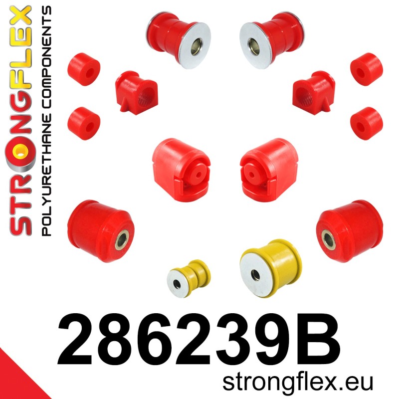 STRONGFLEX|286239B: Front suspension and ream beam bush kit Nissan Maxima IV 95-99 A32 Infiniti I30