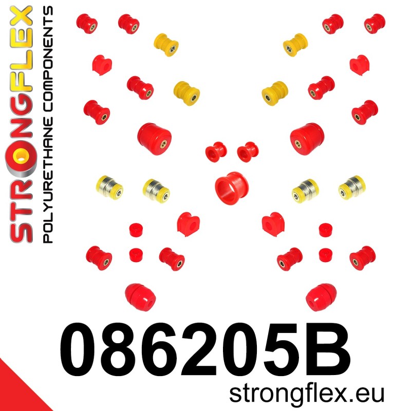 STRONGFLEX|086205B: Full suspension bush kit Honda Prelude V 96-01 BB