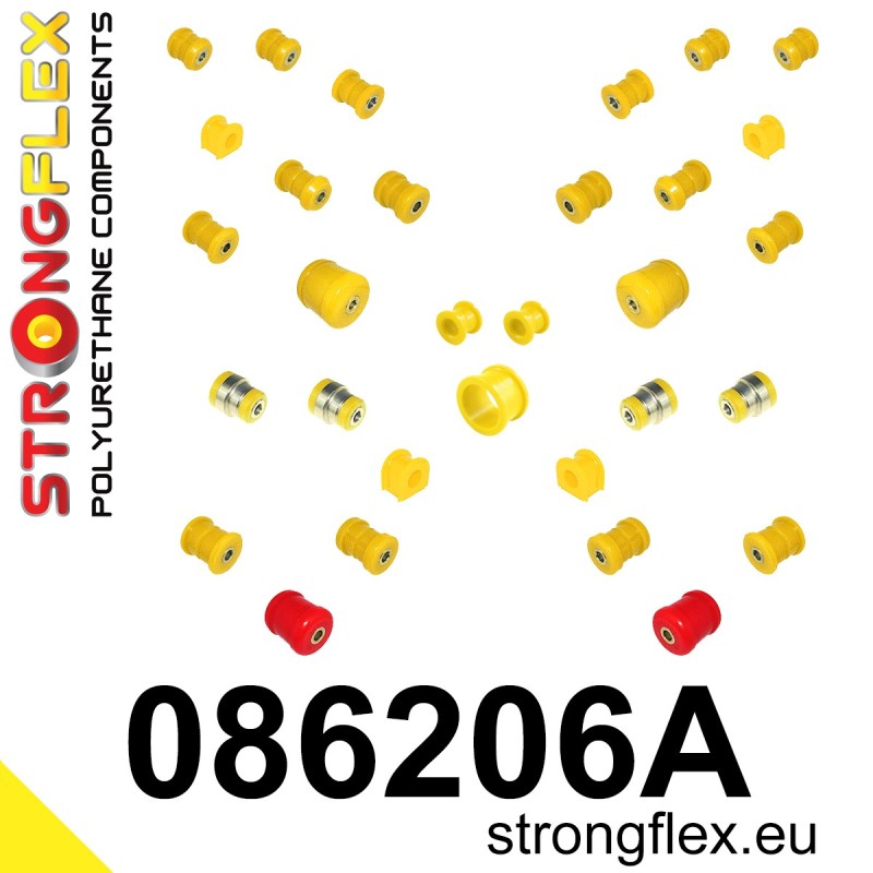 STRONGFLEX|086206A: Full suspension bush kit SPORT Honda Prelude V 96-01 BB Type SH