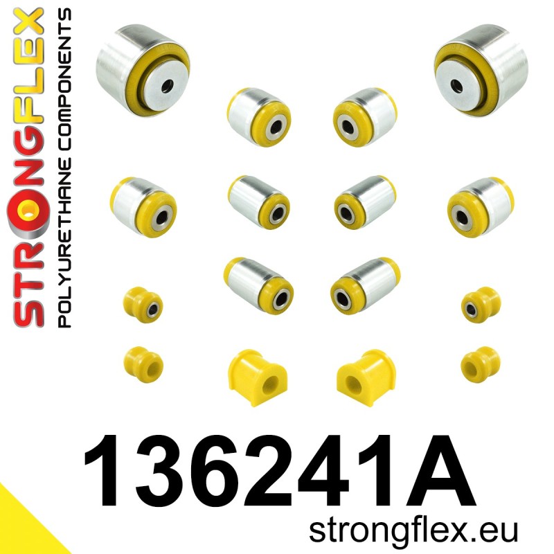 STRONGFLEX|136241A: Zestaw zawieszenia tylnego SPORT Saab 9-3 II 02-14 YS3F FWD