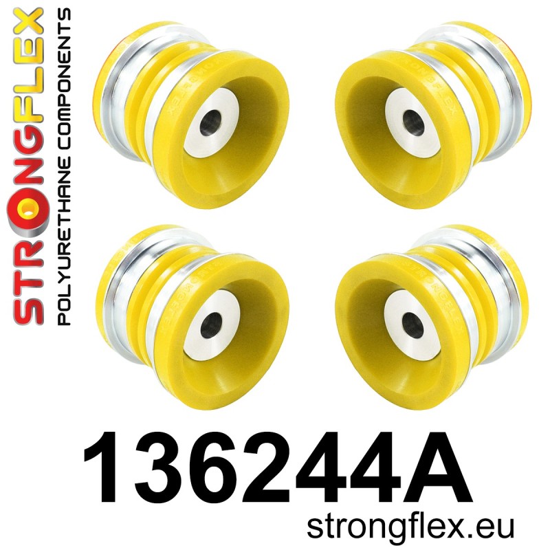 STRONGFLEX|136244A: Zestaw tulei przedniego wózka SPORT Fiat Croma II 05-10 Opel/Vauxhall Vectra Cavalier C 02-08 Signum 03-08
