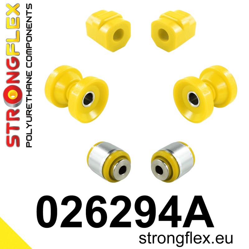 STRONGFLEX|026294A: Front suspension bush kit SPORT Audi V8 D11 89-94 100/S4 C3 82-91 Quattro FWD 200 83-91 C2 76-82 79-82