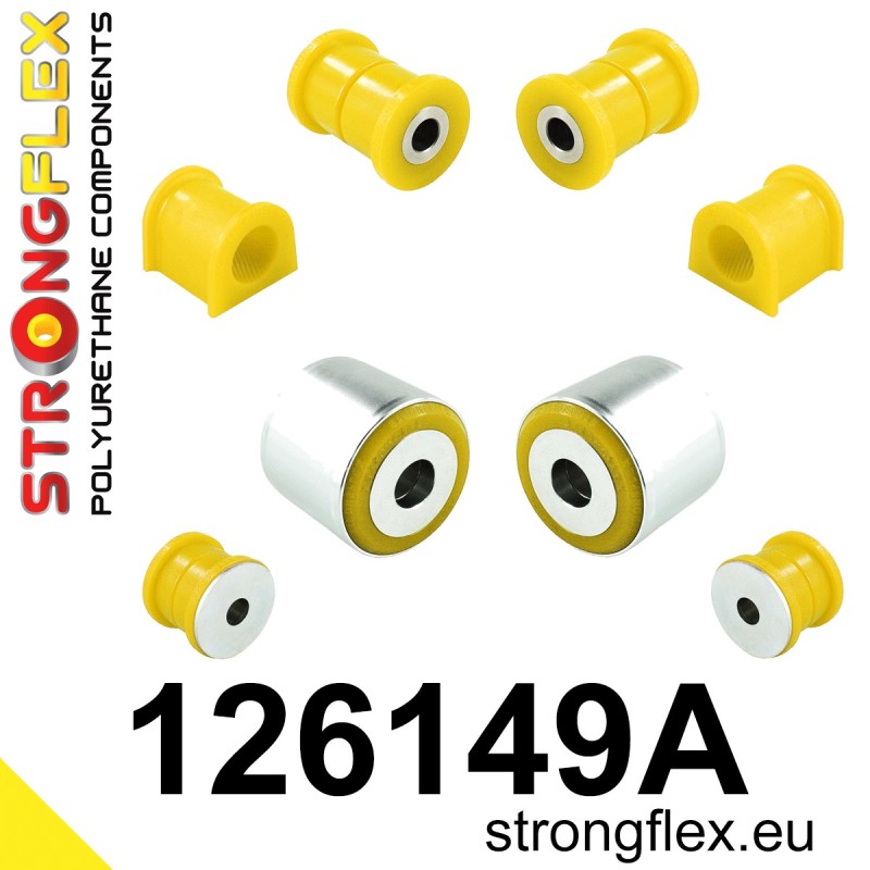 STRONGFLEX|126149AFront suspension bush kit SPORT Dodge Stealth 90-01 FWD AWD Mitsubishi GTO/3000GT 90-00 Sigma Diamante 90-96