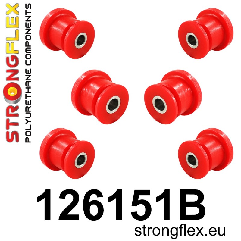 STRONGFLEX|126151B: Front subframe bush kit Dodge Stealth 90-01 FWD AWD Mitsubishi GTO/3000GT 90-00 Sigma Diamante 90-96