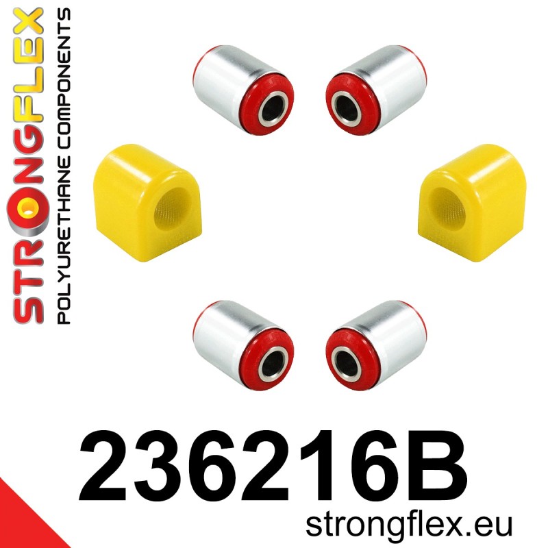 STRONGFLEX|236216B: Front suspension bush kit Volvo C70 I 97-05 850 91-97 FWD S70 96-00 V70