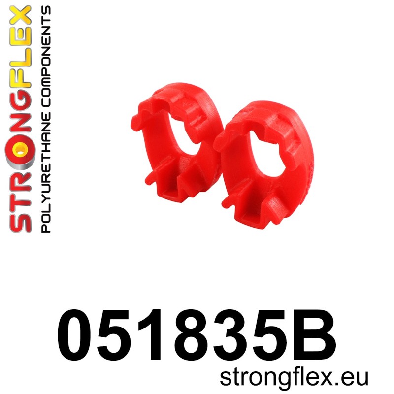 STRONGFLEX|051835B: Rear lower engine mount insert Citroën C3 II 09-16 SC Peugeot 207 06-12 Picasso 08-17 Aircross 17- III 16-