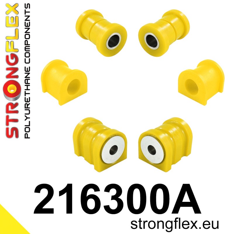 STRONGFLEX|216300A: Front suspension bush kit SPORT Toyota Celica IV 85-89 T160 FWD AT160 ST160 ST162 ST163 AWD GT-Four ST165