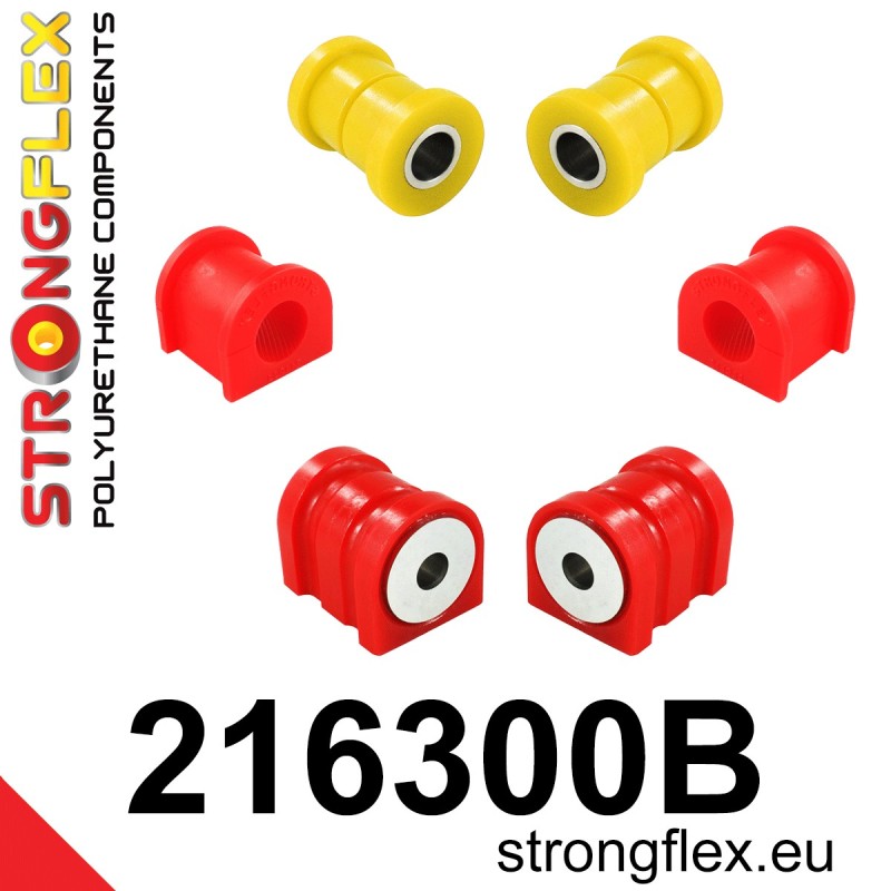 STRONGFLEX|216300B: Front suspension bush kit Toyota Celica IV 85-89 T160 FWD AT160 ST160 ST162 ST163 AWD GT-Four ST165