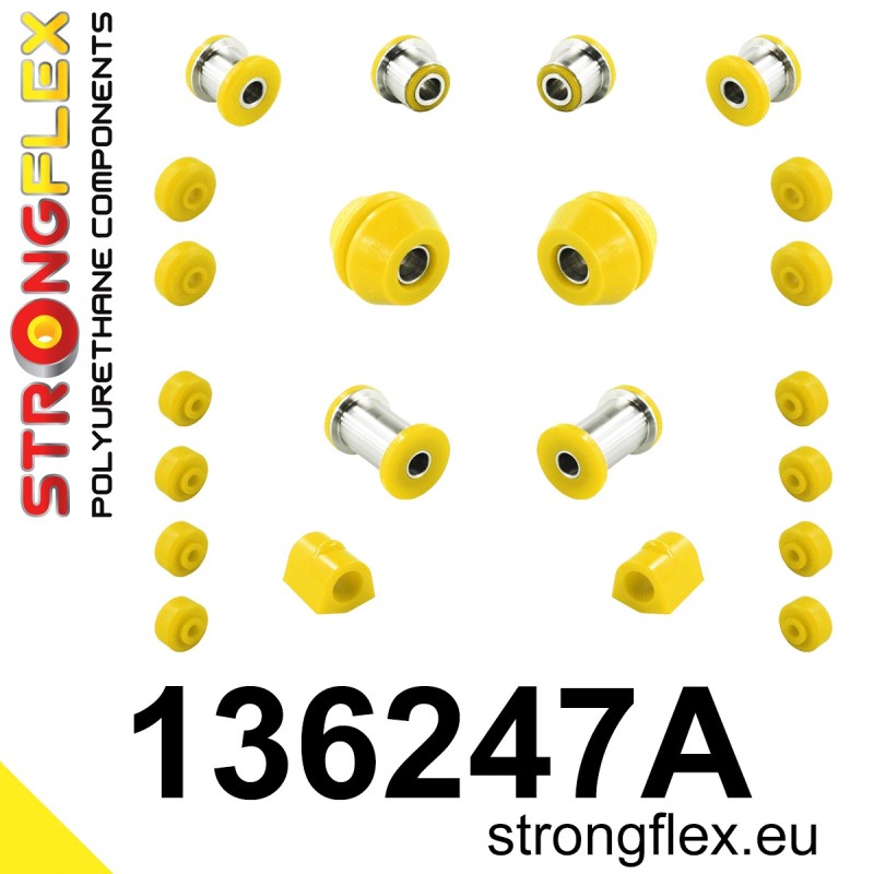 STRONGFLEX|136247A: Front suspension bush kit SPORT Opel/Vauxhall Commodore A 67-71 Rekord 63-65 C 66-71 B 65-66
