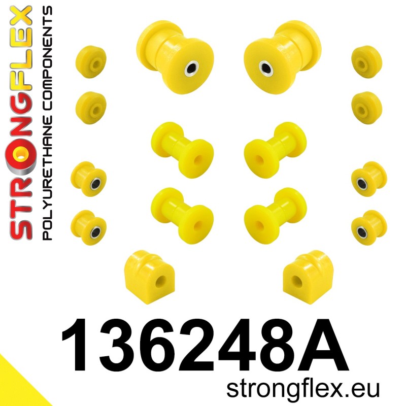 STRONGFLEX|136248A: Rear suspension bush kit SPORT Opel/Vauxhall Rekord A 63-65 B 65-66