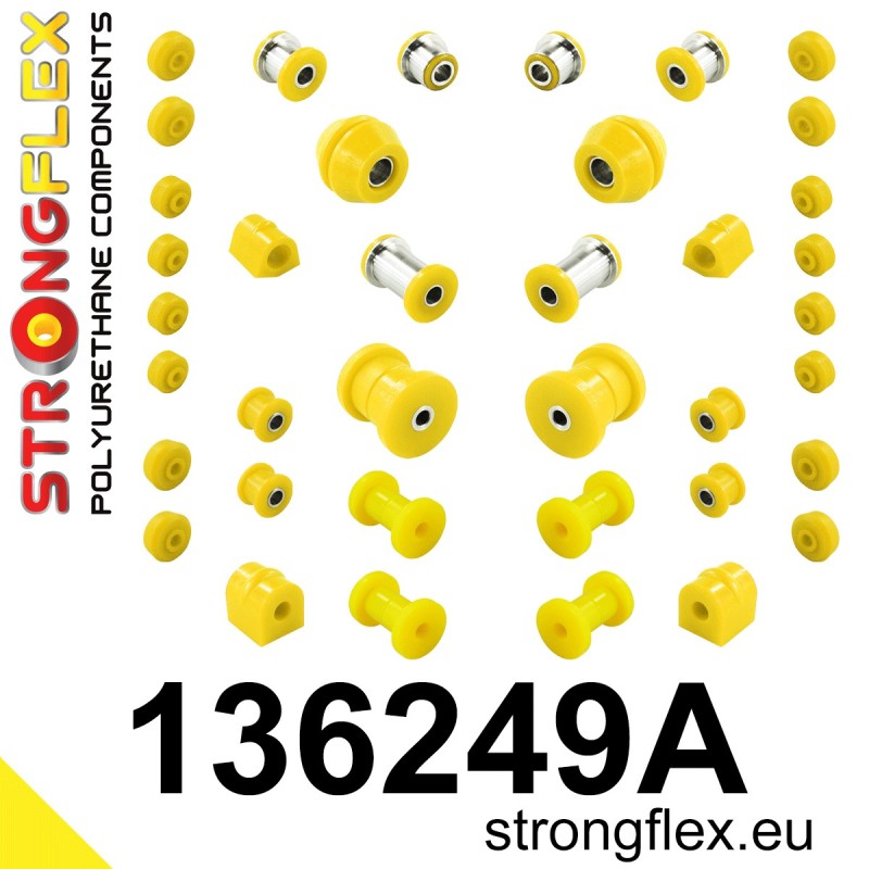 STRONGFLEX|136249A: Full suspension polyurethane bush kit SPORT Opel/Vauxhall Rekord A 63-65 B 65-66