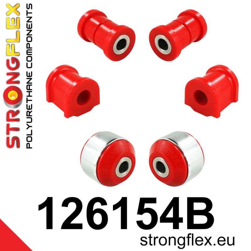 STRONGFLEX|126154B: Front suspension bush kit Mitsubishi Colt VI 04-12 Z30 Smart Forfour I 04-06 454