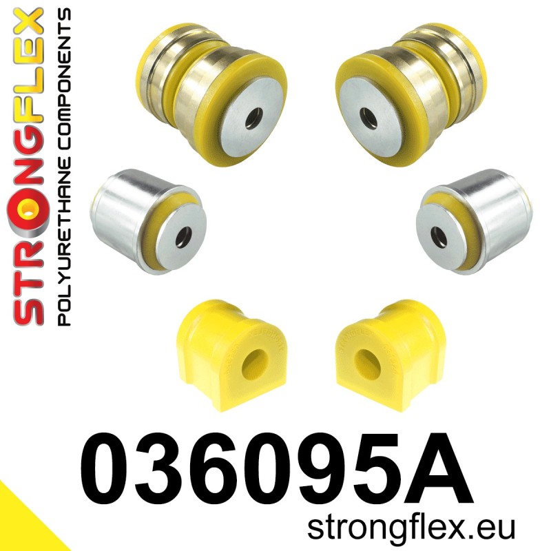 STRONGFLEX|036095A: Front suspension bush kit SPORT BMW X5 I 99-06 E53 X3 03-10 E83