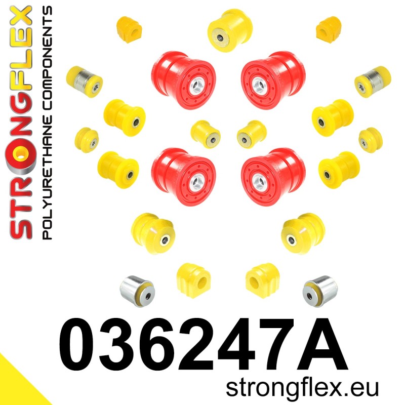 STRONGFLEX|036247A: Kompletny zestaw zawieszenia SPORT BMW X5 I 99-06 E53