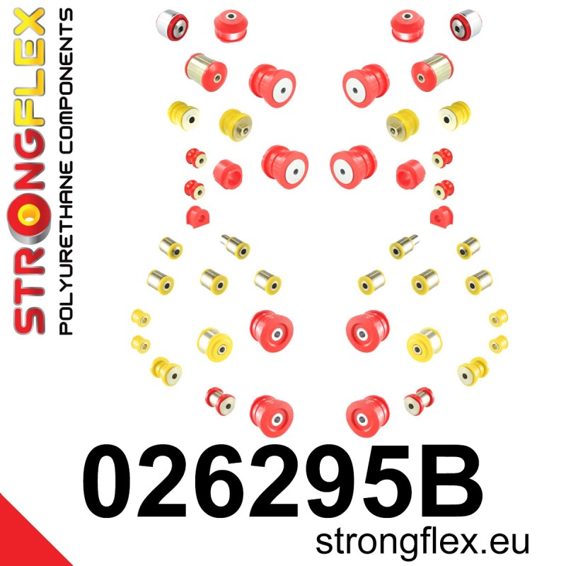 STRONGFLEX|026295B: Full suspension polyurethane bush kit Audi A8/S8 D2 94-02 FWD