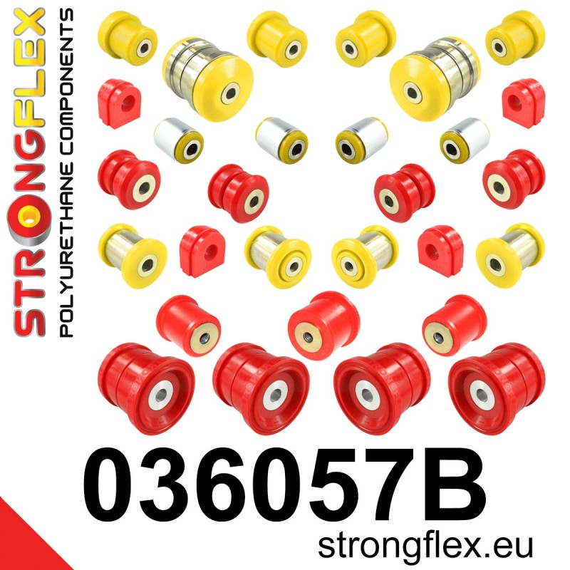 STRONGFLEX|036057B: Kompletny zestaw zawieszenia BMW X6 I 07-14 E71/E72 X5 II 06-13 E70
