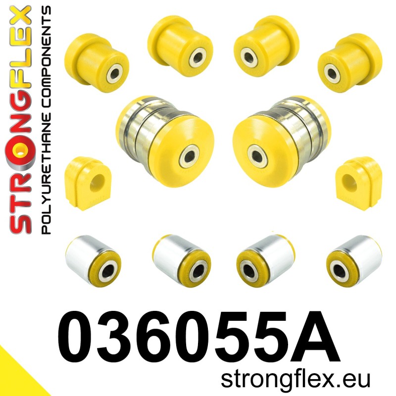 STRONGFLEX|036055A: Zestaw zawieszenia przedniego SPORT BMW X6 I 07-14 E71/E72 X5 II 06-13 E70