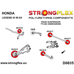 STRONGFLEX|081815B: Hintere Längslenkerbuchse Honda Legend III 2
