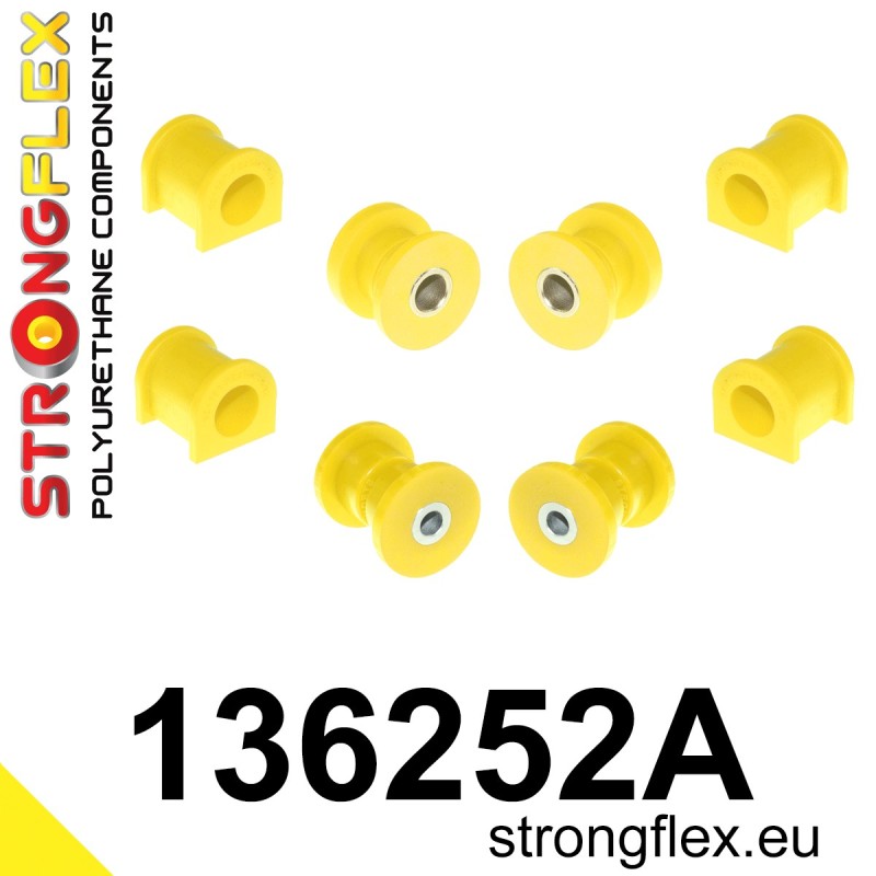 STRONGFLEX|136252A: Vorderachsbuchsen Satz SPORT Opel/Vauxhall Corsa A 82-93 S83