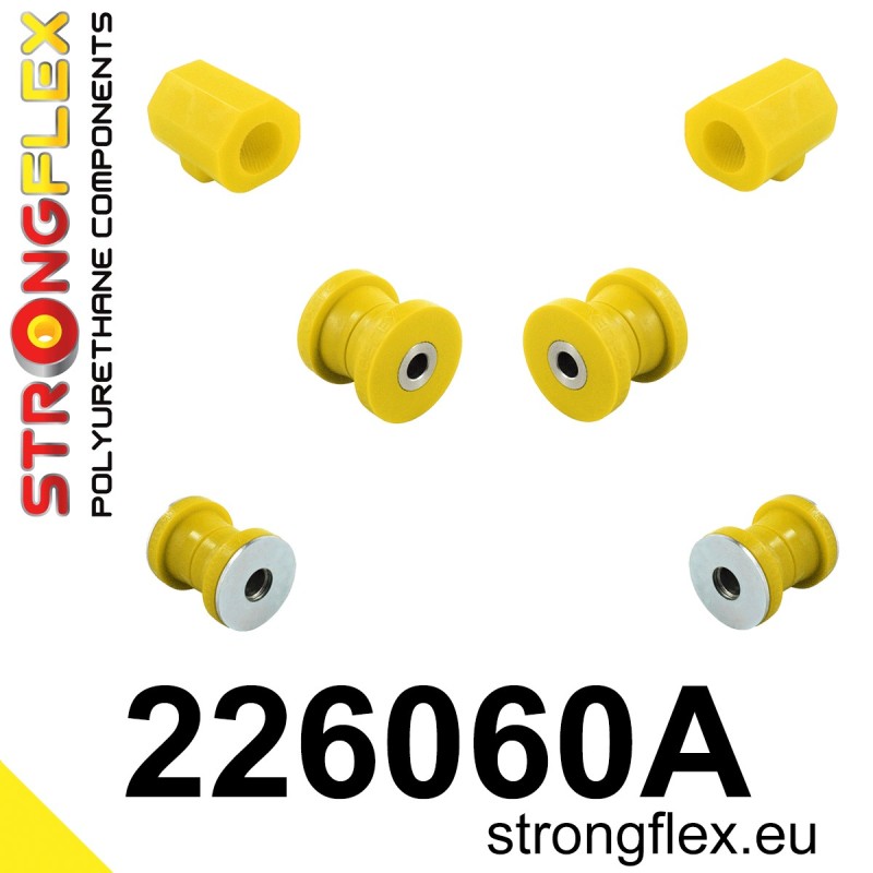 STRONGFLEX|226060A: Front suspension bush kit SPORT Audi 50 74-78 Volkswagen Derby 77-81 Polo I/II 75-94 86 86C
