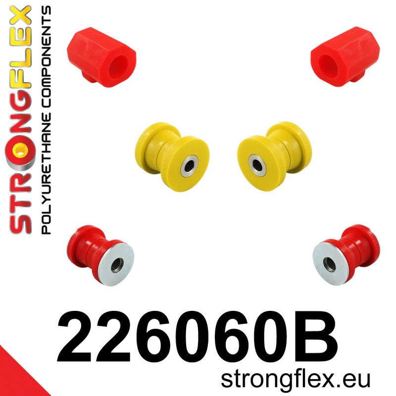STRONGFLEX|226060B: Front suspension bush kit Audi 50 74-78 Volkswagen Derby 77-81 Polo I/II 75-94 86 86C